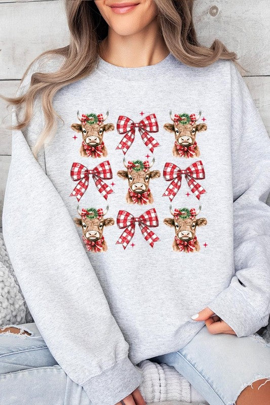 Christmas Highland Cow Sweatshirt