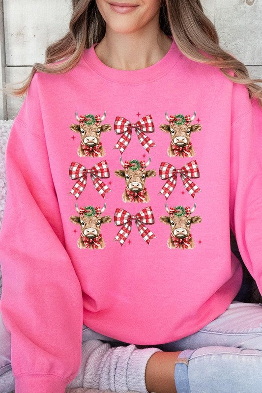 Christmas Highland Cow Sweatshirt