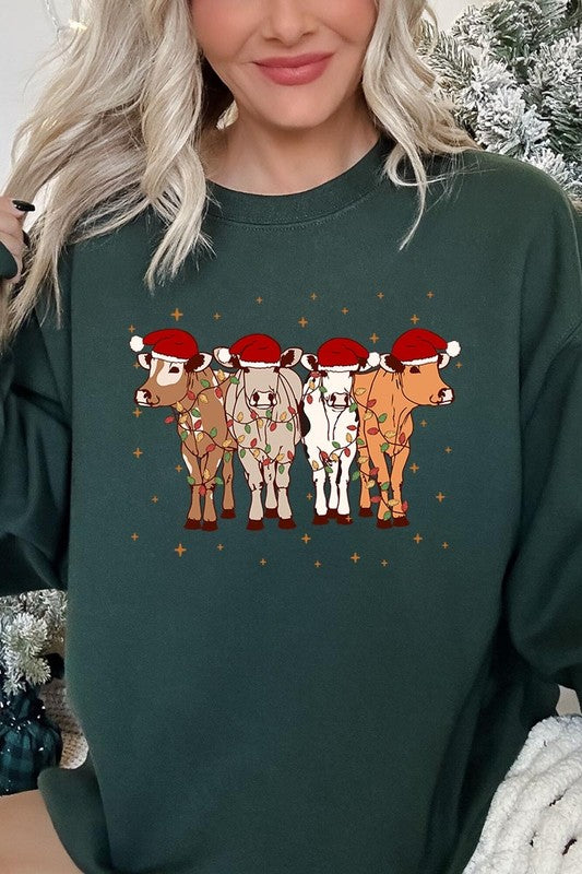 Christmas Cows Sweatshirt