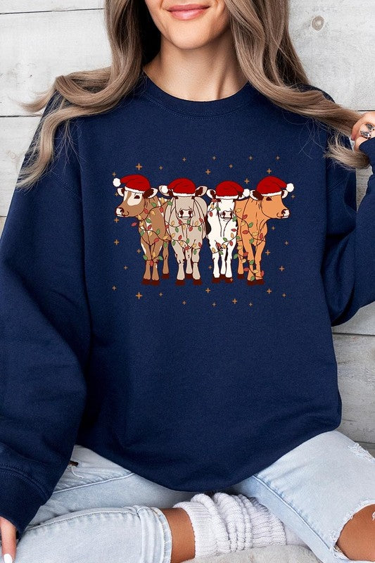 Christmas Cows Sweatshirt