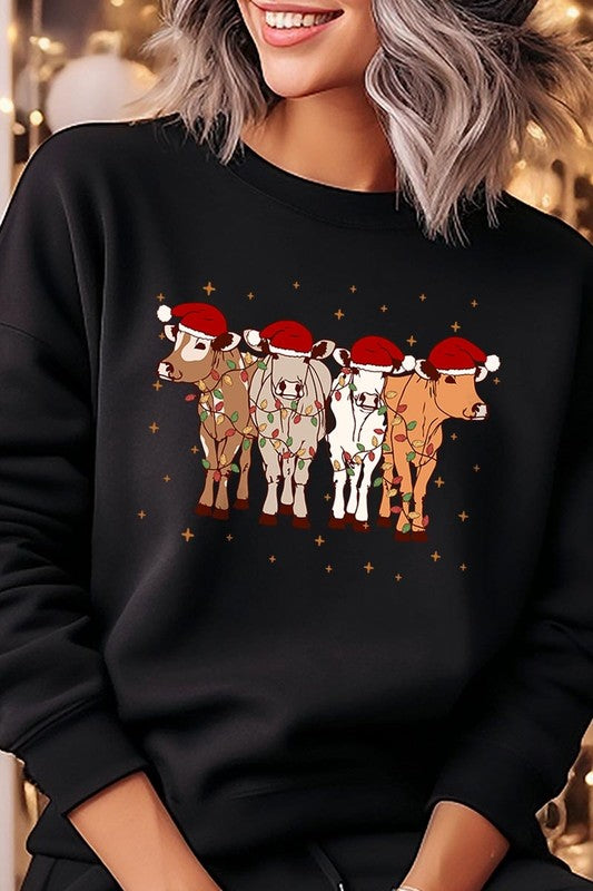 Christmas Cows Sweatshirt