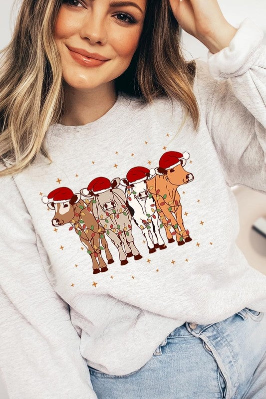 Christmas Cows Sweatshirt