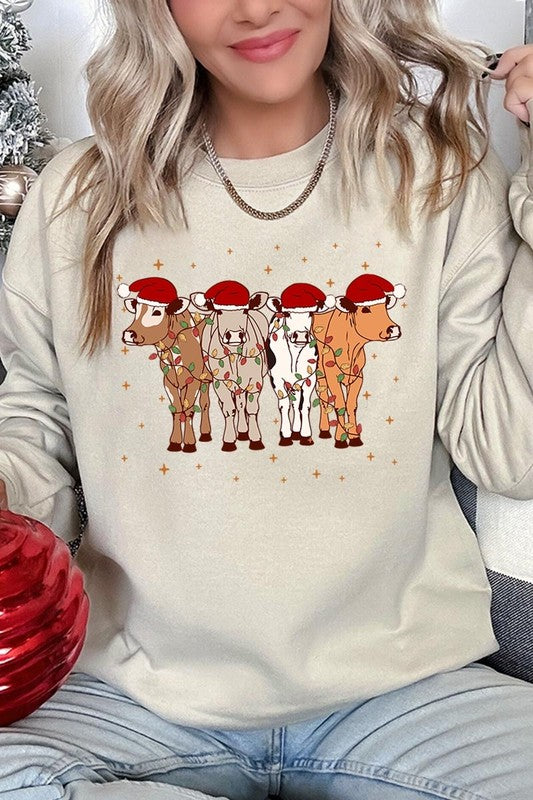 Christmas Cows Sweatshirt