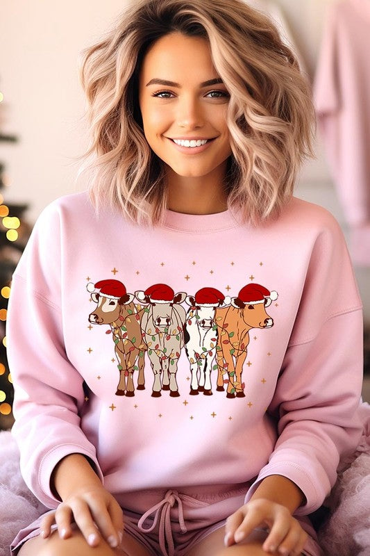 Christmas Cows Sweatshirt