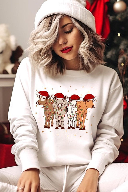 Christmas Cows Sweatshirt