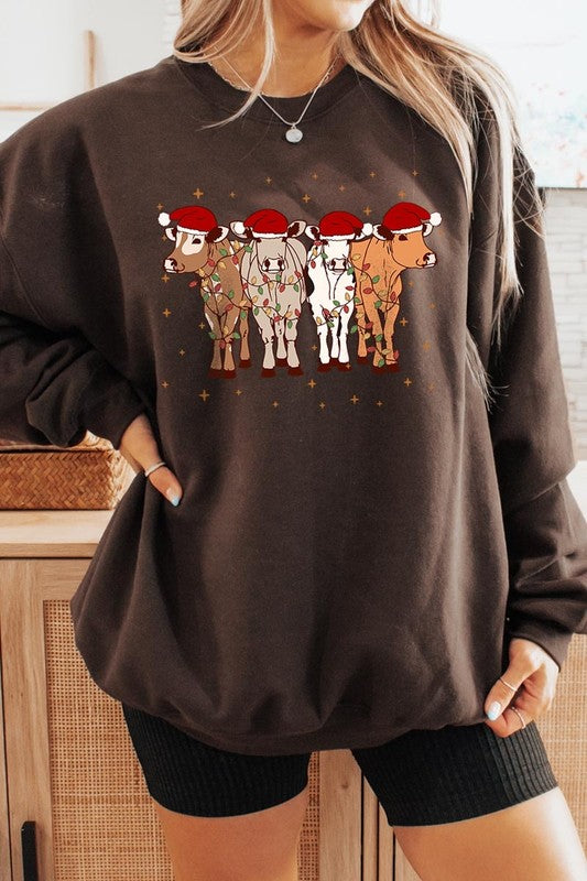 Christmas Cows Sweatshirt