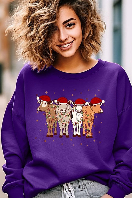 Christmas Cows Sweatshirt