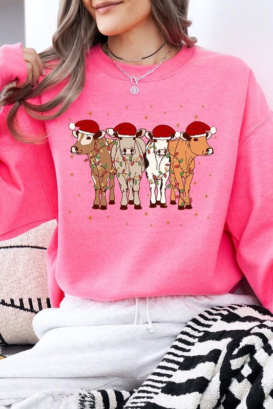 Christmas Cows Sweatshirt