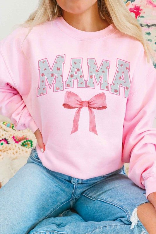 Coquette Floral Mama Sweatshirt