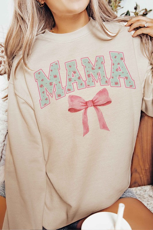 Coquette Floral Mama Sweatshirt